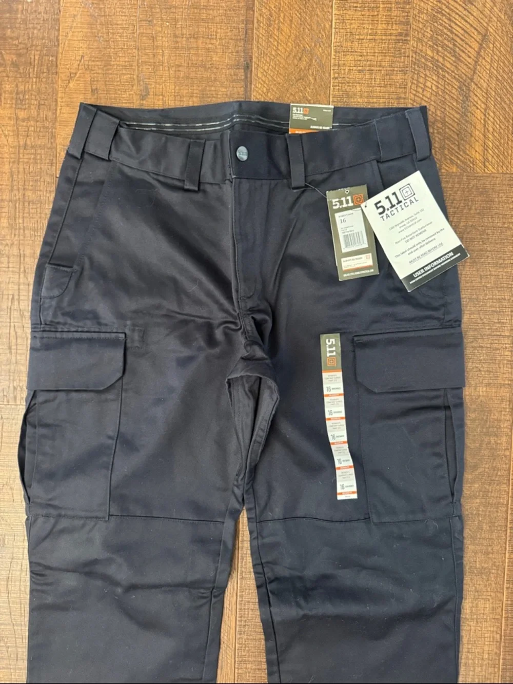 New 5.11 Ladies Company 2.0 Cargo Pant, Fire Navy Unhemmed